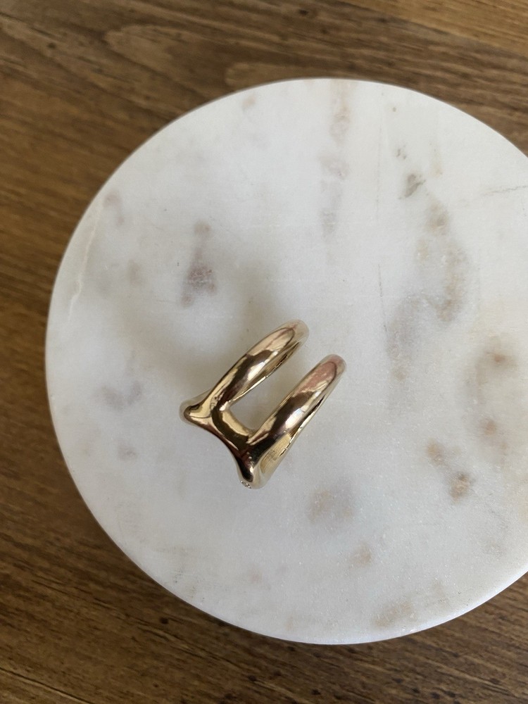 UNOde50 Shortcut Ring Gold Size 7