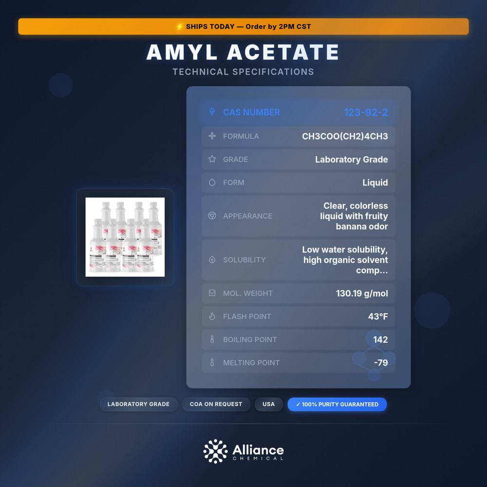 Amyl Acetate - 8 Quarts