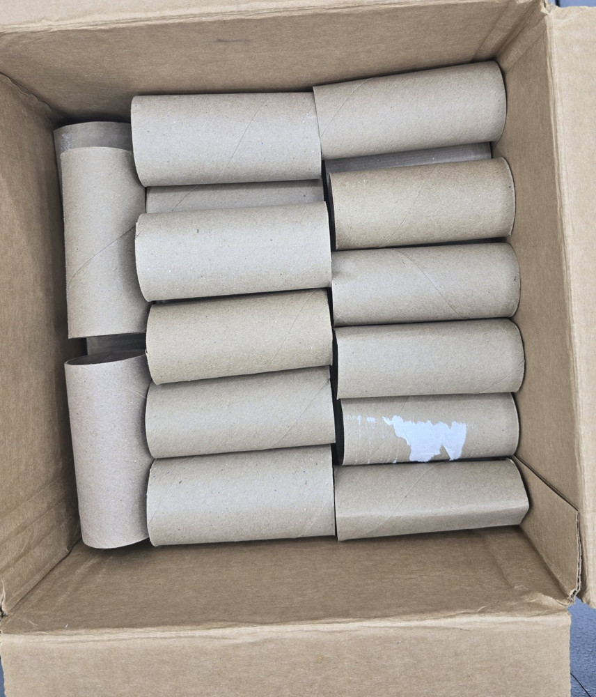 50 Empty Cardboard Toilet Paper Tubes  for Craft Projects