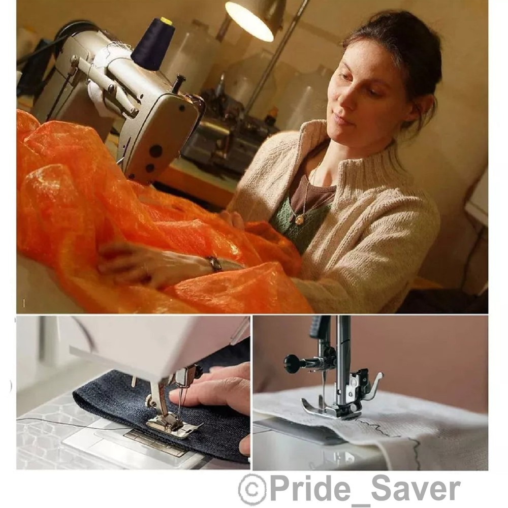 2500 Yard Each Spools WHITE Sewing Thread All Purpose 100% Polyester (4 Pack)