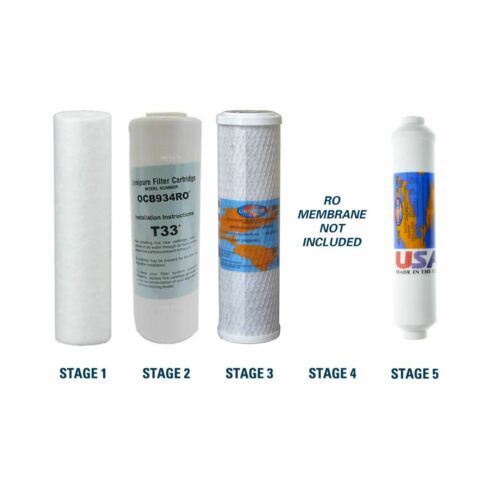 Vertex PT-4.0/5 RO Filter Kit (Membrane Sold Separately)