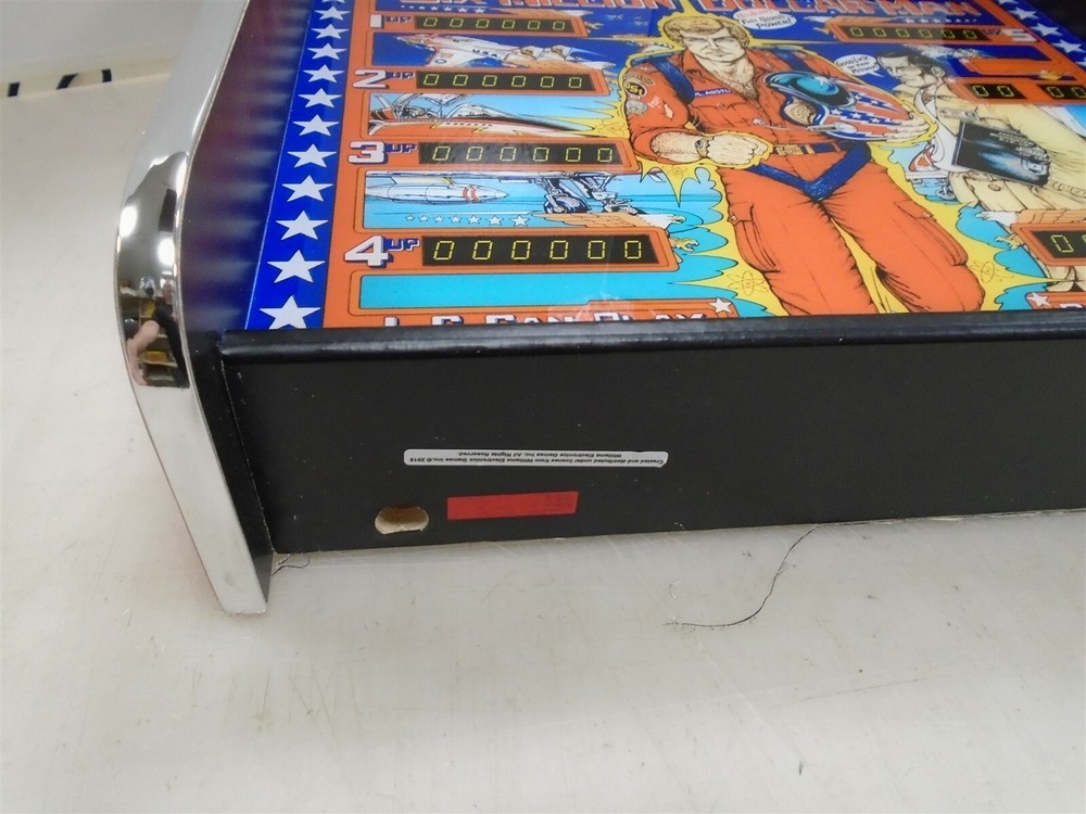 Bally Six Million Dollar Man Pinball Head LED Display light box