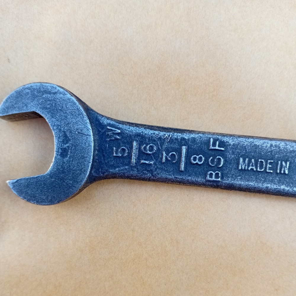 Vintage Eagle Brand Spanner 5/16W x 3/8W