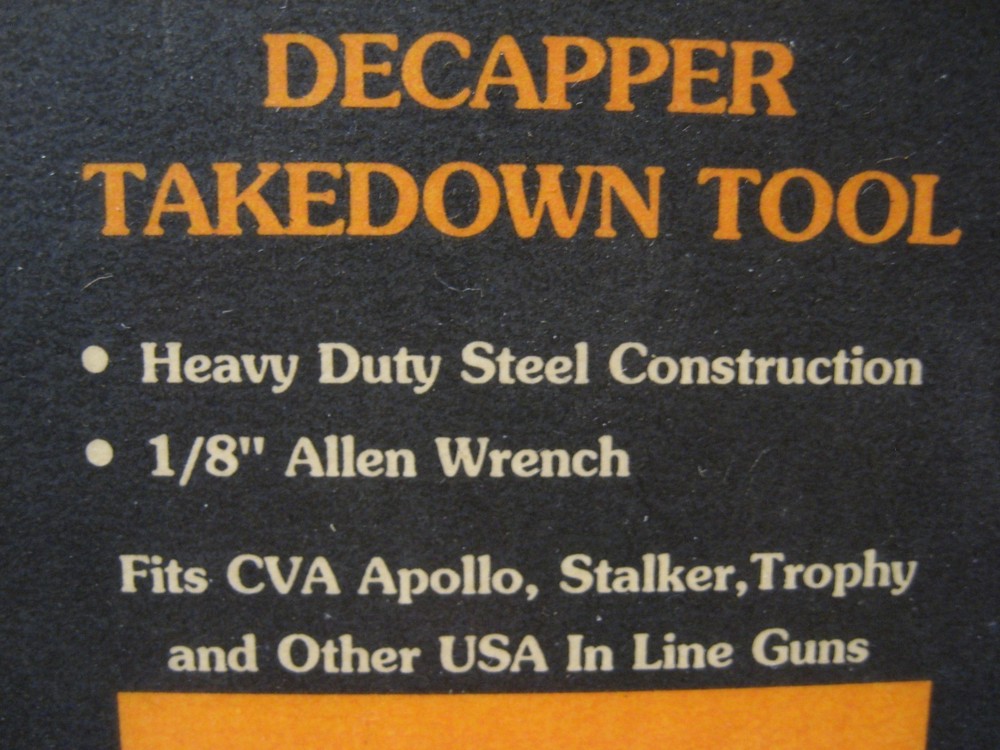 CVA Muzzleloader Decapper Takedown Tool - AC1416