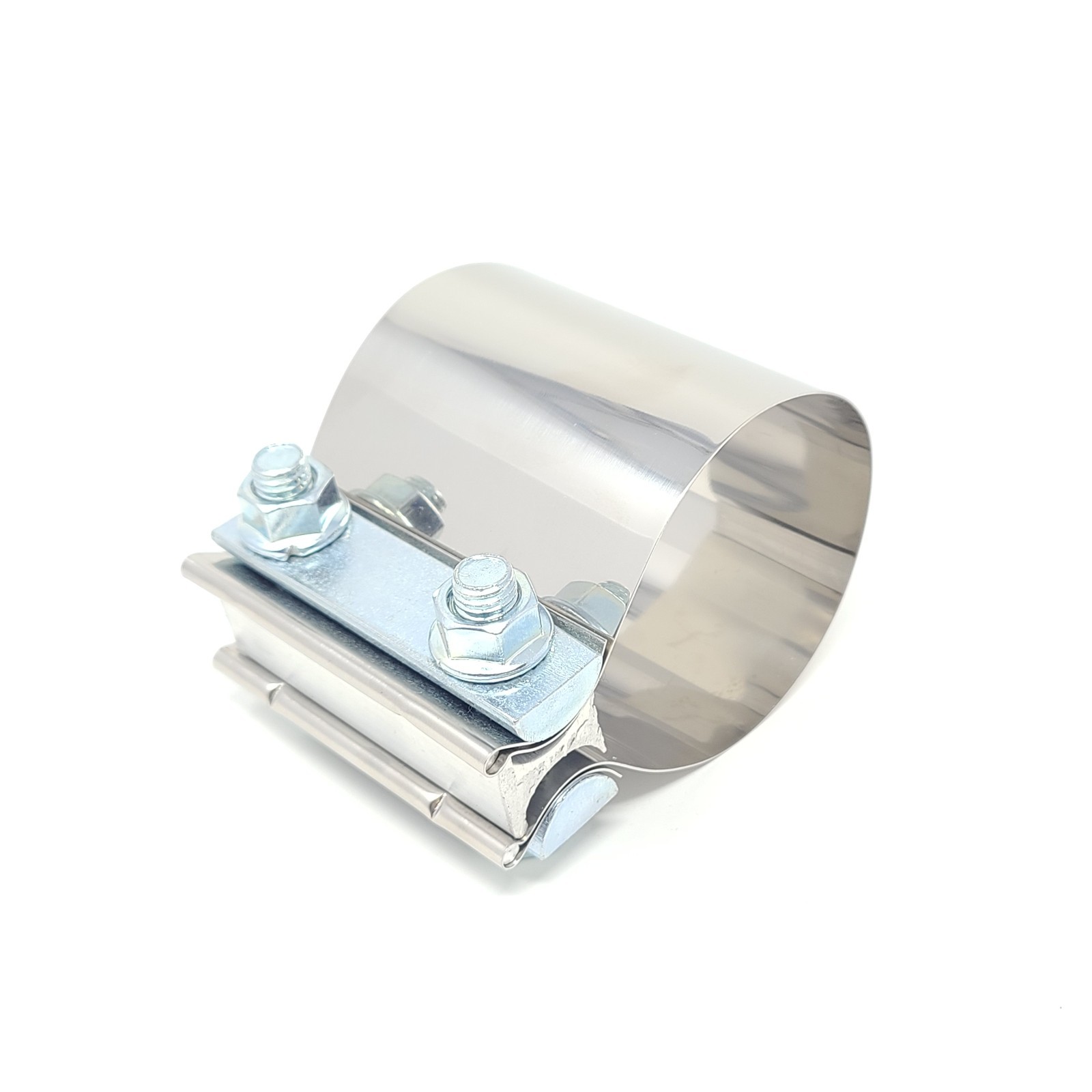 T304 Stainless Steel 2.75" Butt Joint Band Exhaust Clamp Sleeve Coupler Quality