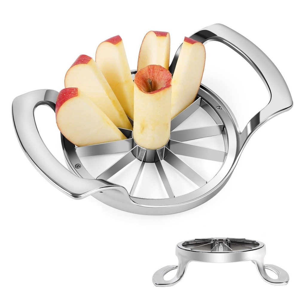Apple Slicer Upgraded Version 12-Blade Extra Large Apples Corer, Stainless St...