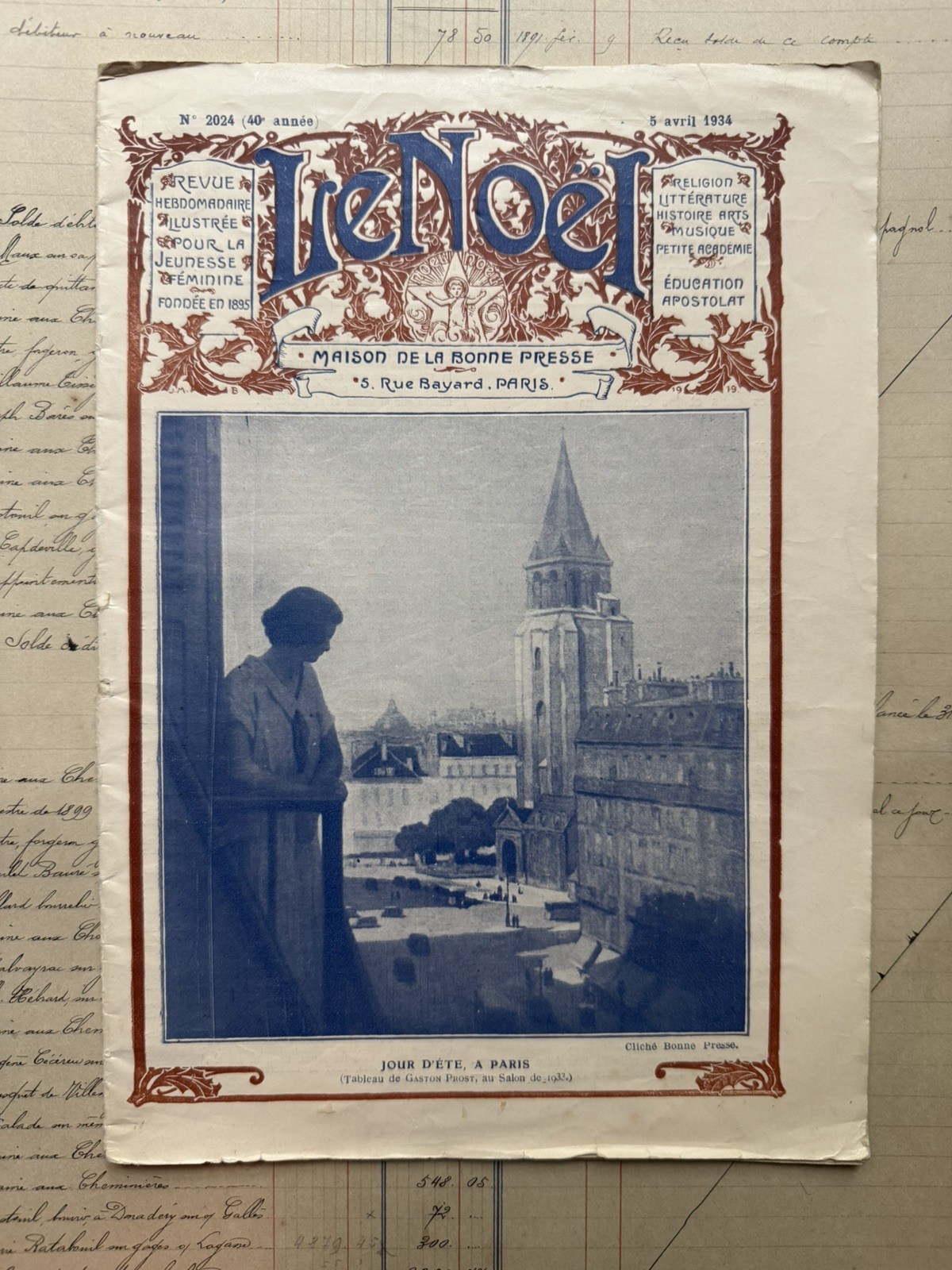 Large Lot Antique Vintage Authentic French Ephemera - Handwritten Letters Photos