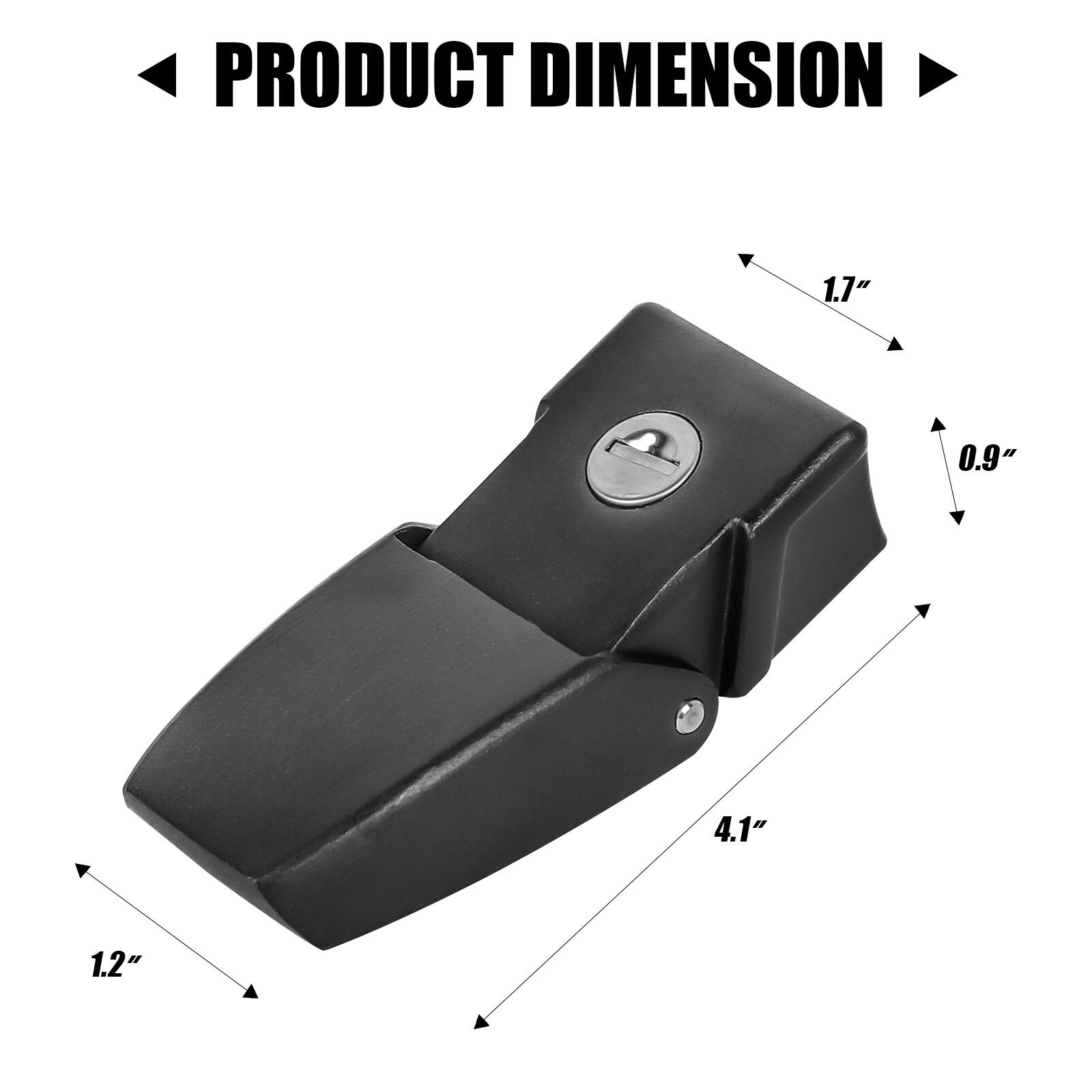 Aluminum Hood Latches Hood Lock Catch Kit Fit For Jeep Wrangler JK JKU 2007-2018