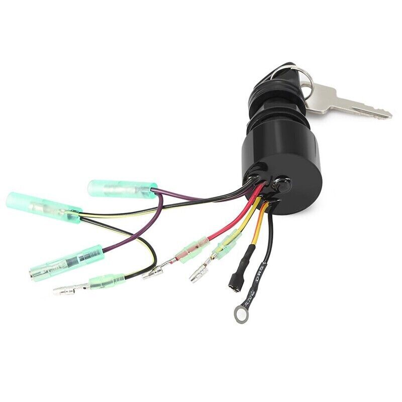 Ignition Switch w/Keys for Mercury Outboard Push to Choke 87-17009A5 A2 6-Wire