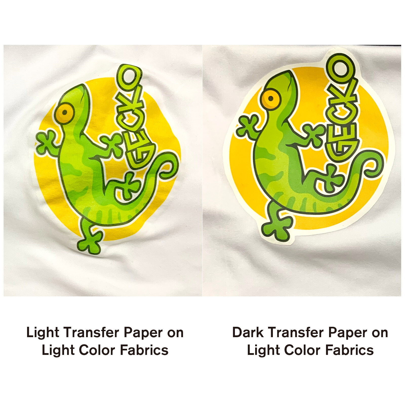 Inkjet Printable Heat Transfer Paper DARK LIGHT T-shirt Iron-on 20 Sheets 8.5x11