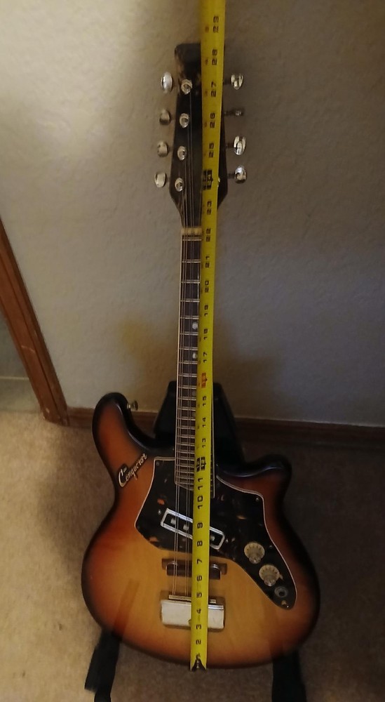 Rare! Vintage Bruno Conqueror Solid-Body 8-String Mandola-All Original-MIJ
