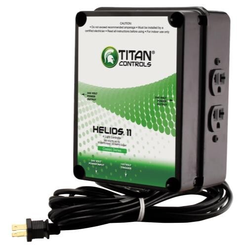 Titan Controls Helios 11 - 4 Light 240v Volt Controller w/ Relay Trigger Cord