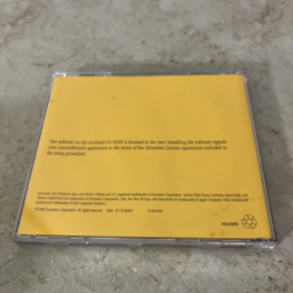 Norton Utilities Version 4.0 CD-ROM 1998