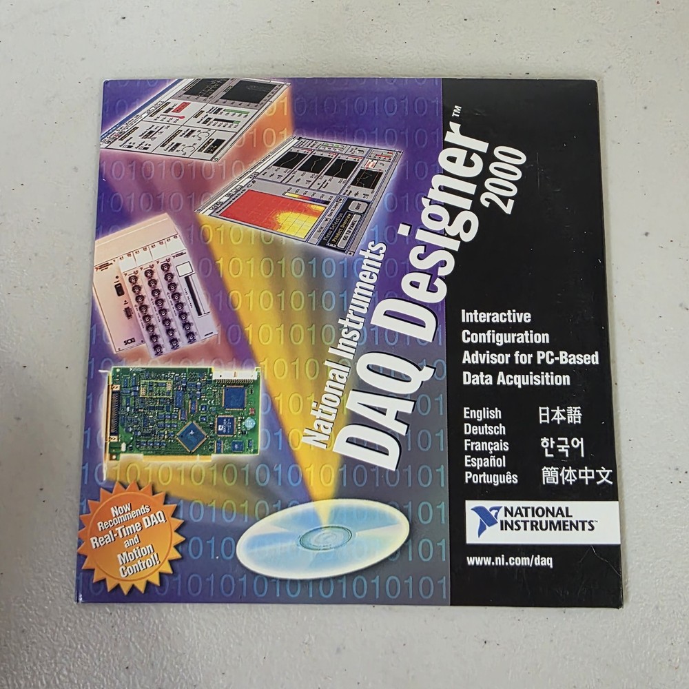 NI National Instruments Labview DAQ Designer 2000 Software Disk Only