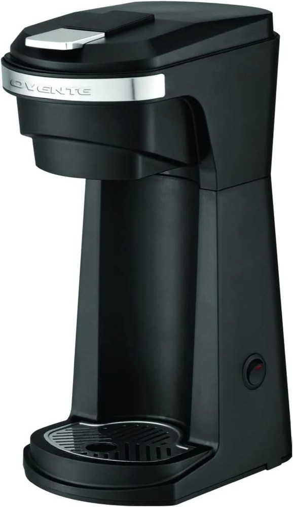 Single Serve Coffee Maker with One-Touch Control and Reusable Filter