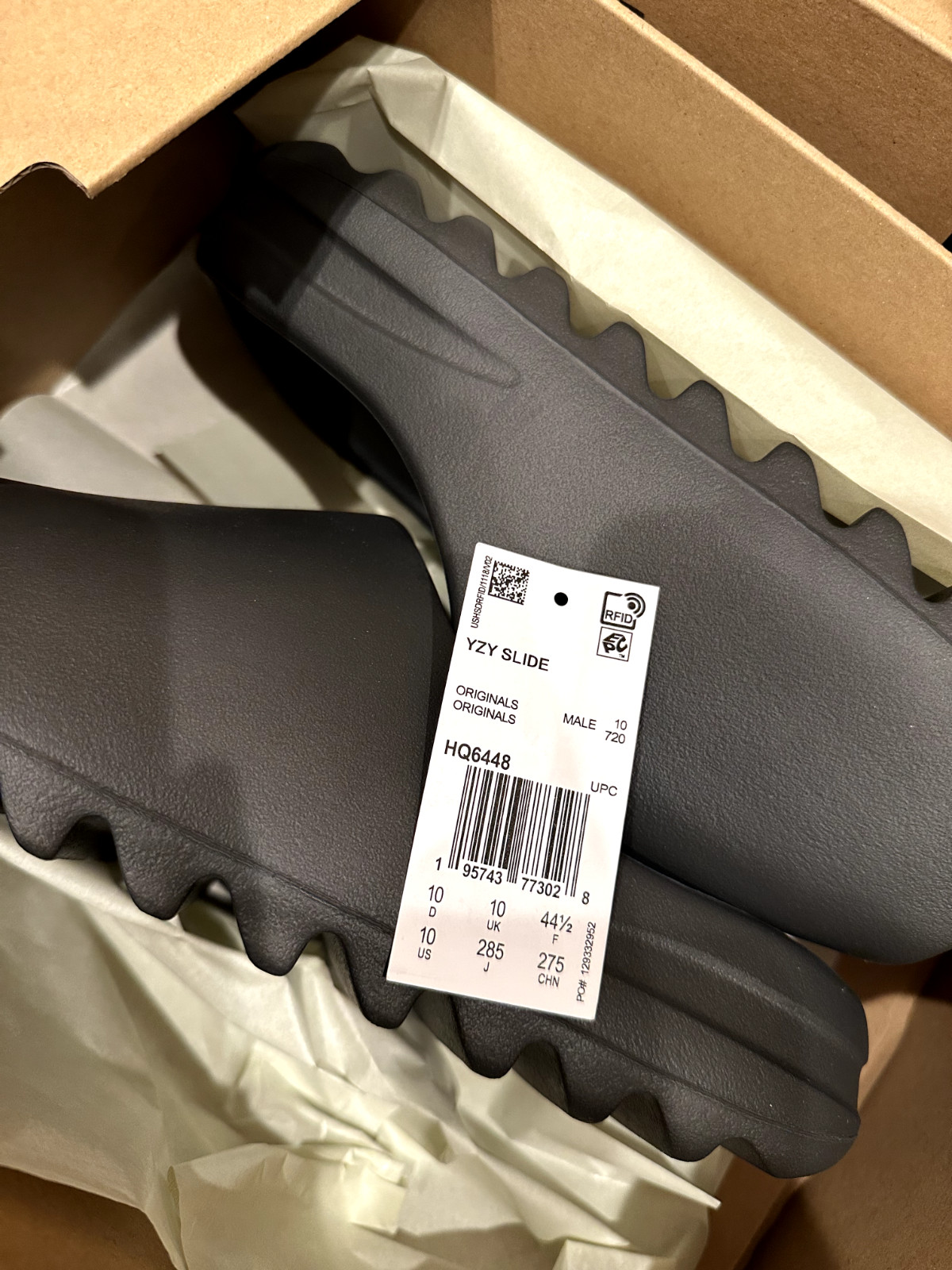 Adidas Yeezy Slide Onyx Sizes 5-13 (100% AUTHENTIC|BRAND NEW|FAST SHIP|HQ6448)