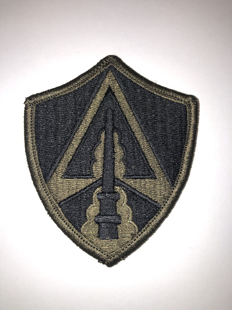 Army Space Command Subdued U.S. Army Shoulder Patch Insignia