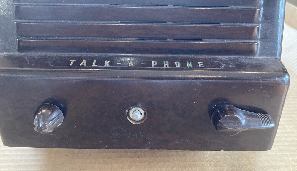 Vintage TALK-A-PHONE Intercom System