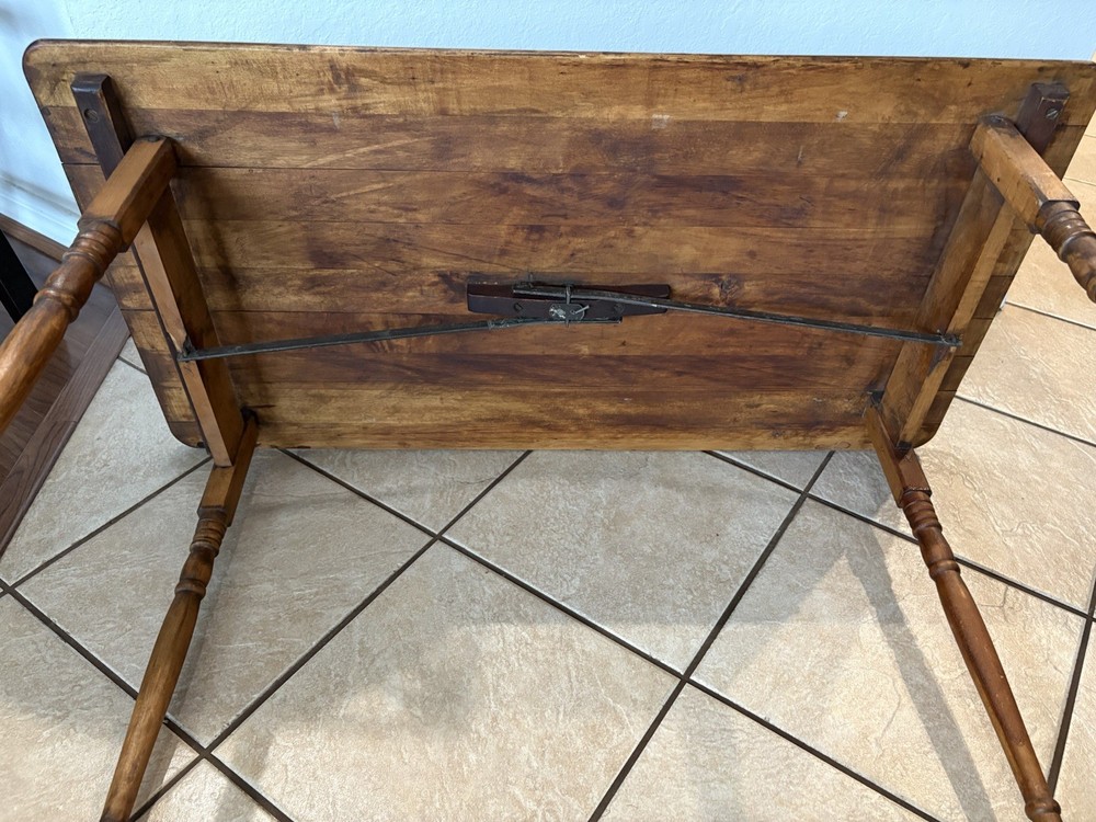 Antique Child’s Fold Up Sewing Table