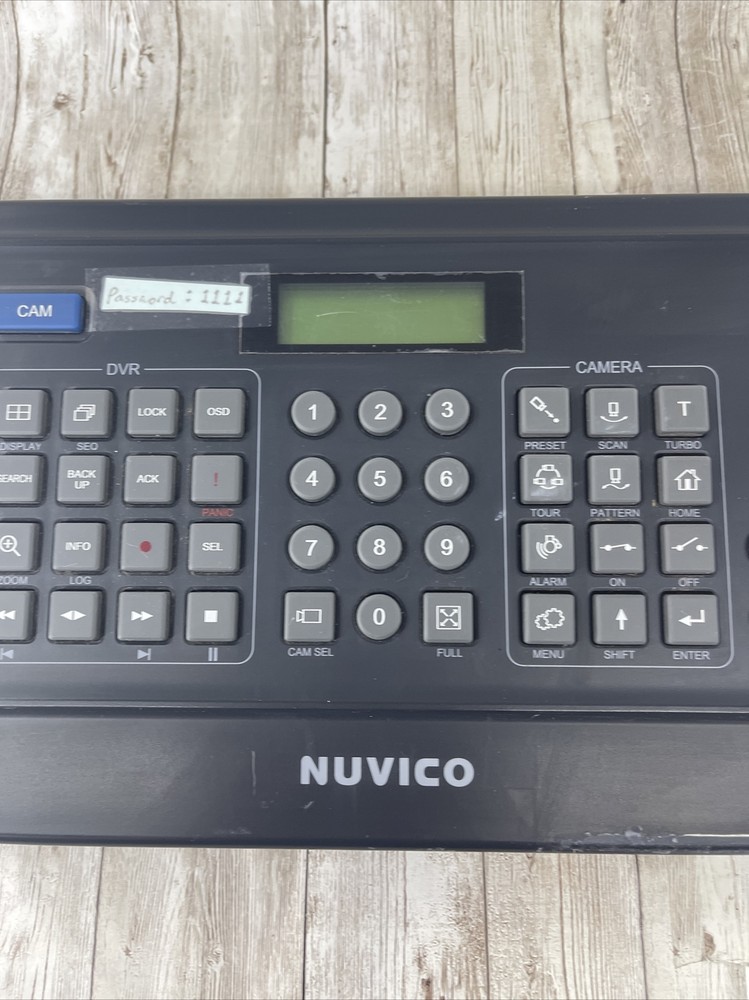 Nuvico CK-1000 Controller Keypad with LCD Display and 3-Axis Joystick Camera