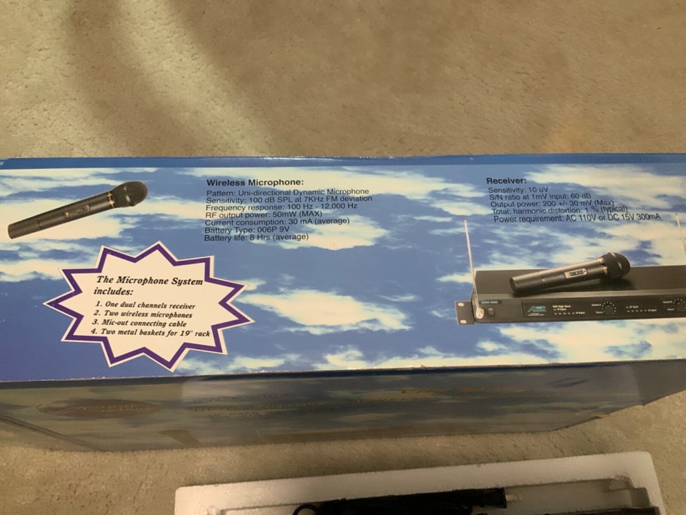 AWM 6062 WIRELESS MICROPHONE