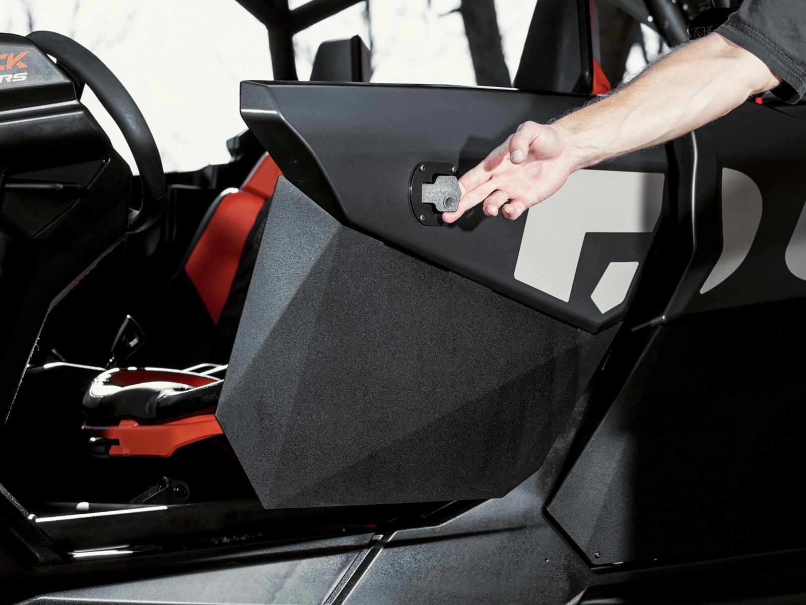 SuperATV Exterior Door Handles for Can-Am Maverick X3 (2017+) - Pair