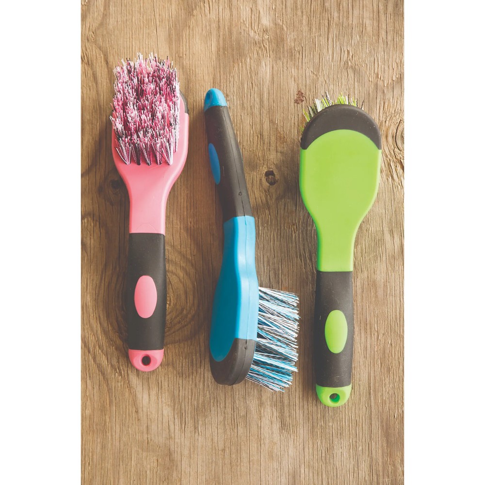 Professionals Choice Soft Touch Bucket Brush with Rubber Scraper Tip - Assorted