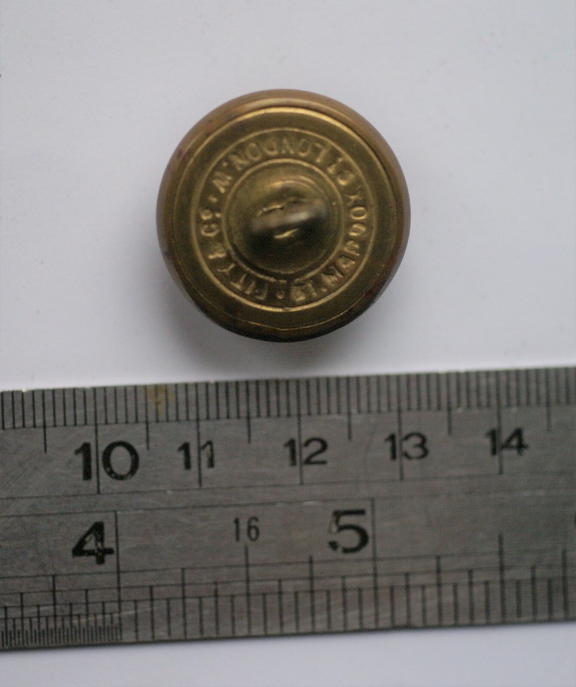 British Army Victorian era Argyll & Sutherland Highlanders tunic button gilded