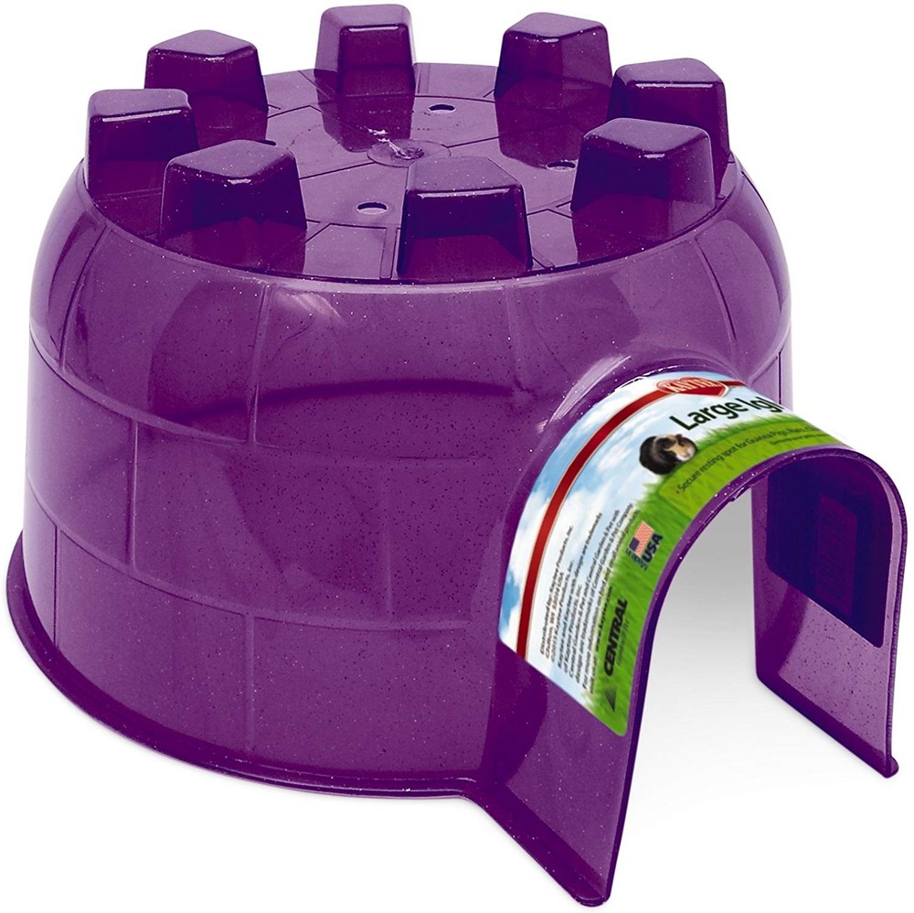 Kaytee Large Translucent Plastic Habitat Igloo Hideout  Small Animals - 3 Pack