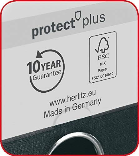 Herlitz Ring Binder – Red 10834737 Polypropylene (PP) (Polypropylene (PP) Ring B