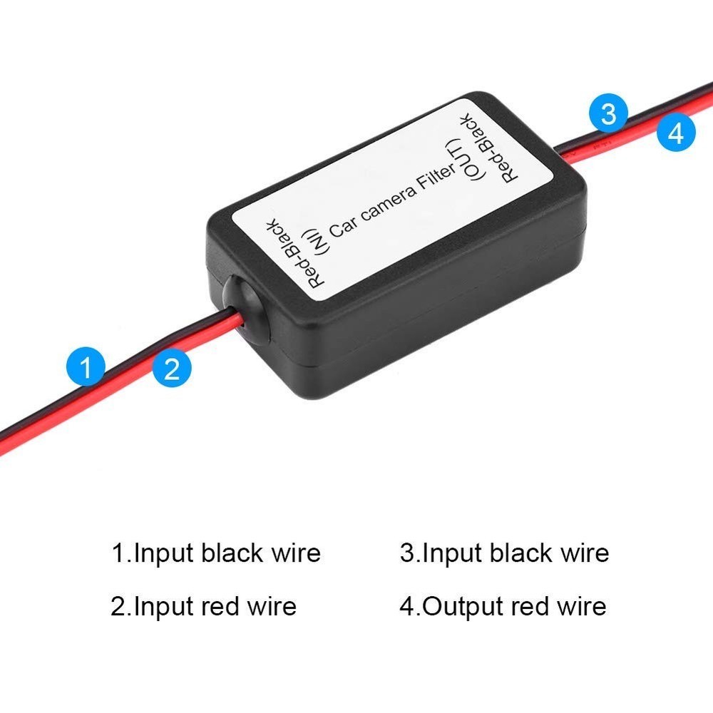 Compact Automatic 12V Power Relay Rectifier for Optimal Rear Camera Performance