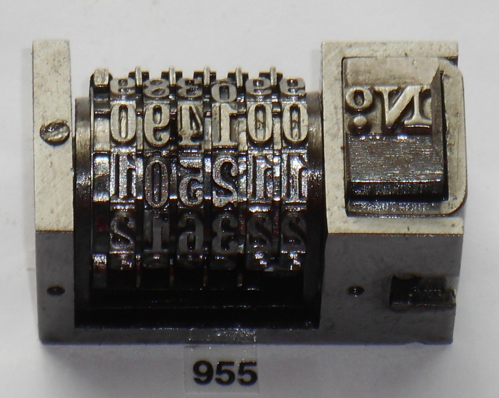 Letterpress Numbering machine | (Standard#31) | 092
