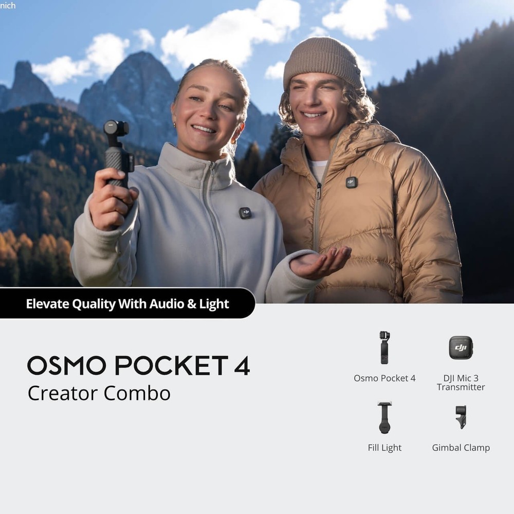 Osmo Pocket 4 Creator Combo - New