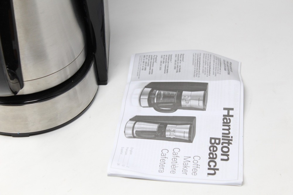 10-Cup Stainless Steel Programmable Drip Coffee Maker with Thermal Carafe