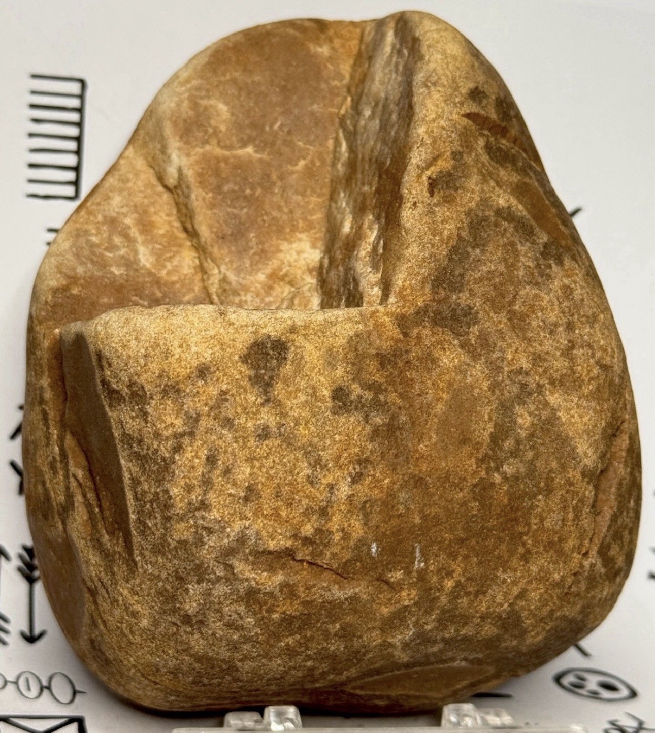 Native American Indian Authentic Artifact Stone Carved Effigy, 3 lb 2 oz • VA