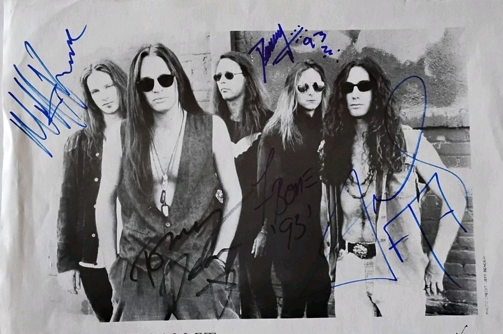 Asphalt Ballet Autographed 8" X 10" Promotional Press Photo Copy  5 Signatures