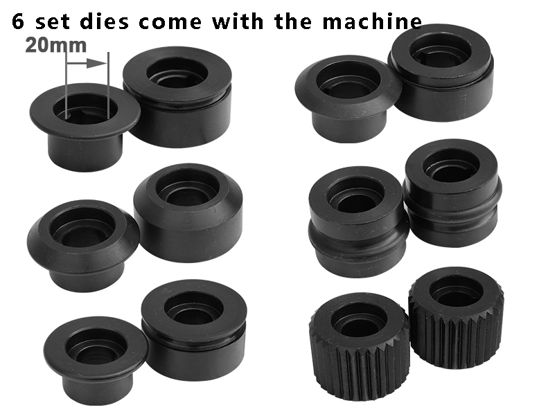 KAKA Industrial RM-08, 7-In Bead Roller Sheet Metal Forming and Steel Bender