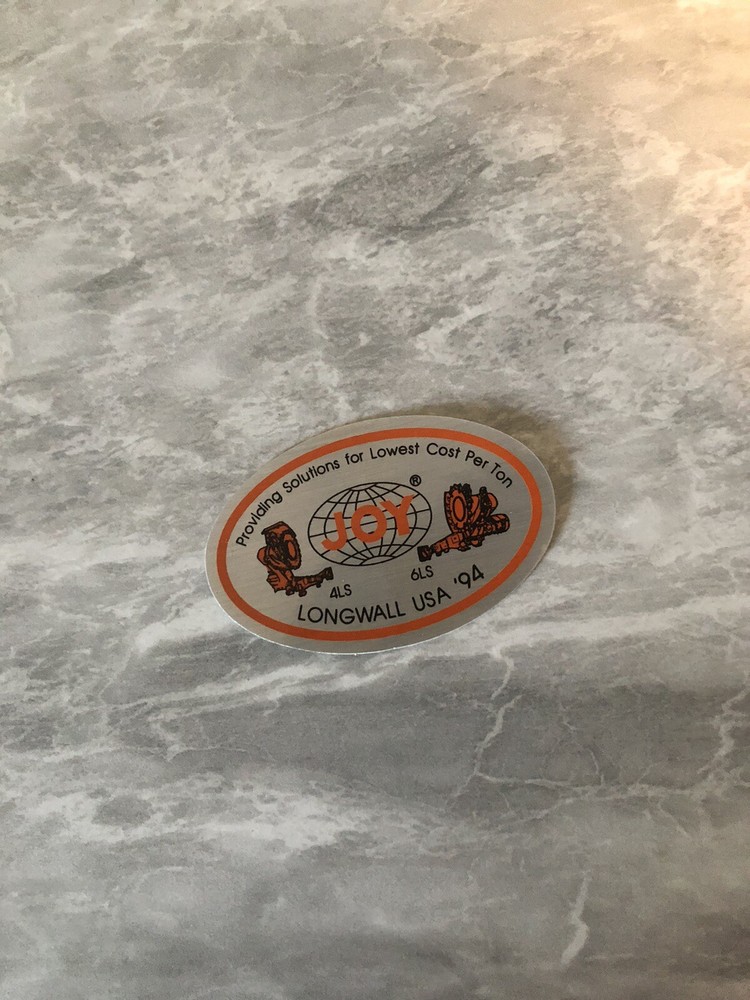 NICE JOY COAL MINING STICKERS