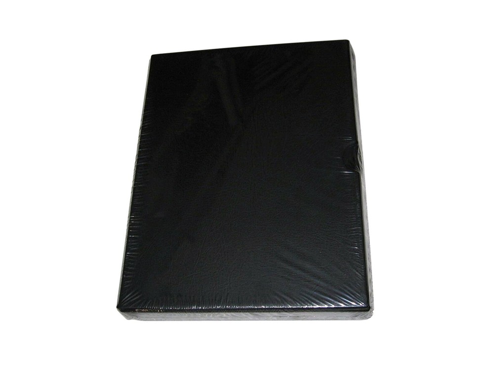 Lighthouse Black Vario F Padded Leatherette 3 Ring Binder Album with Slipcase