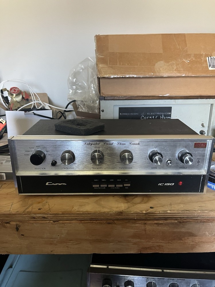 Crown IC 150 Vintage Solid-State Preamplifier, Model IC 150, MPN IC 150