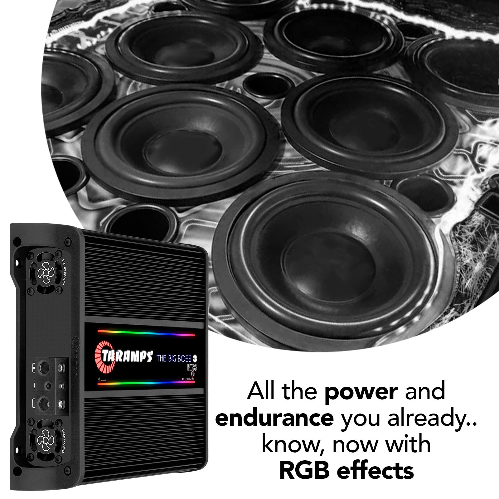 [US SELLER] Taramps The Big Boss 3 Bass 0.5~2 Ohms 3000W RMS 1 Channel BLACK