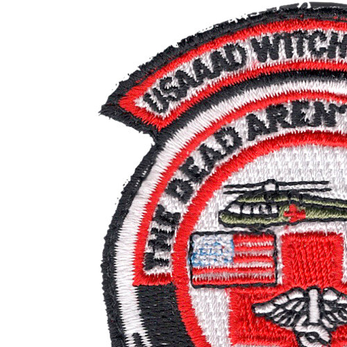 1st Battalion 228th Aviation Air Ambulance Mini Skull Patch Hook And Loop