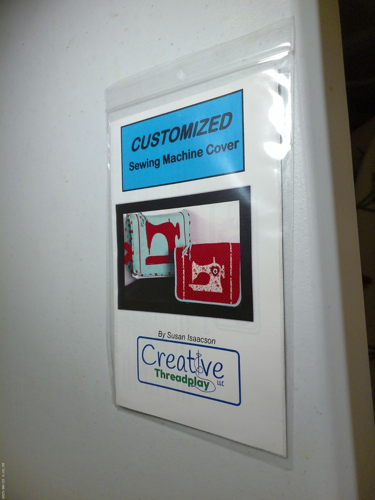 Creative Threadplay customized sewing machine cover