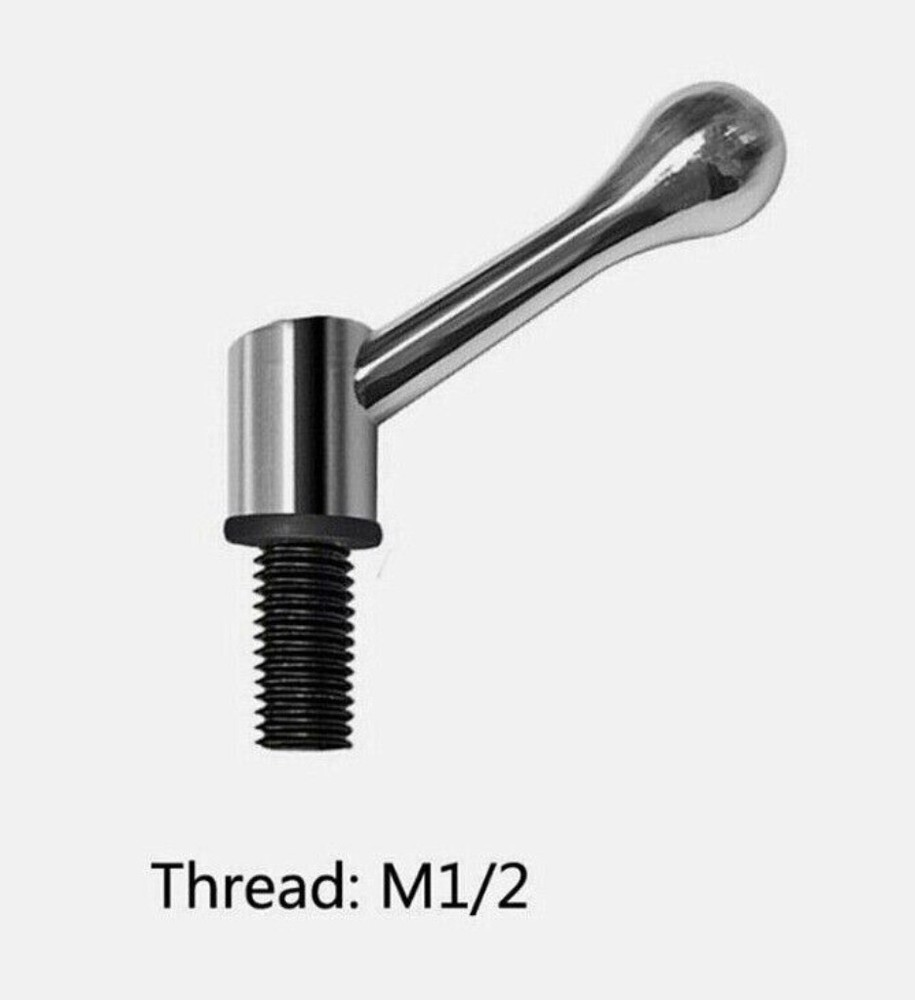 1x Milling Machine M1/2 Table Lock Bolt Mill Handle Thread Head Part