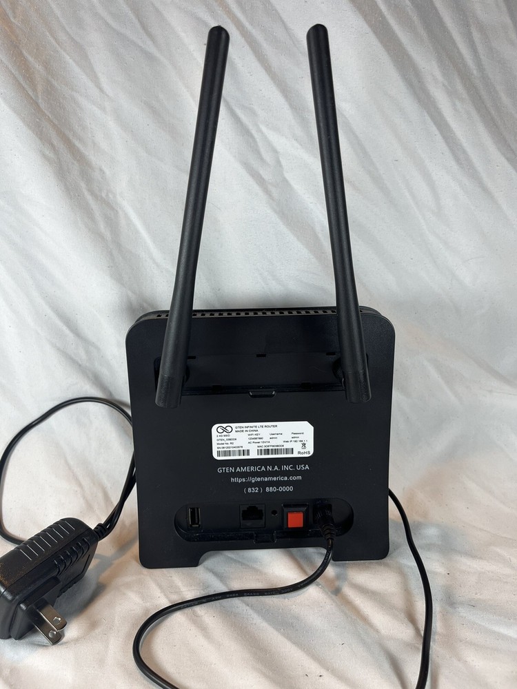 GTEN LTE Modem Router Model R2 Tested