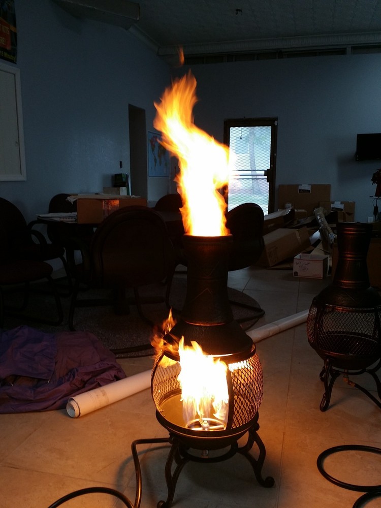 FR_CK 6", 12", 18" or 24" Complete Basic Wood to Propane Fire Pit Conversion Kit