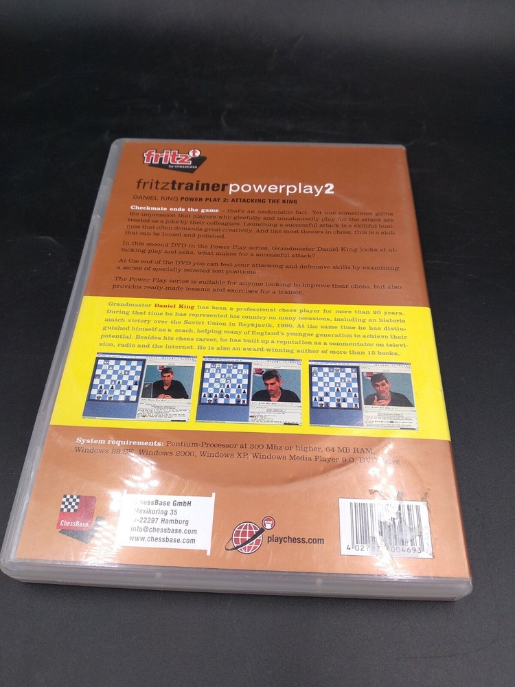 FritzTrainer PowerPlay 2 Attacking the King - Daniel King - VOLUME 2 Chessbase