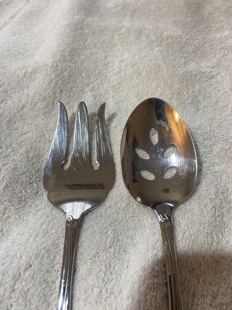 Oneida Canada Stainless Server Set Fork & Spoon