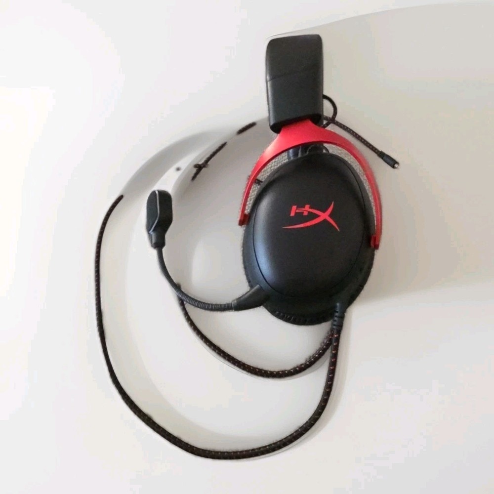 HyperX Cloud III Over-Ear Gaming Headset - Black/Red
