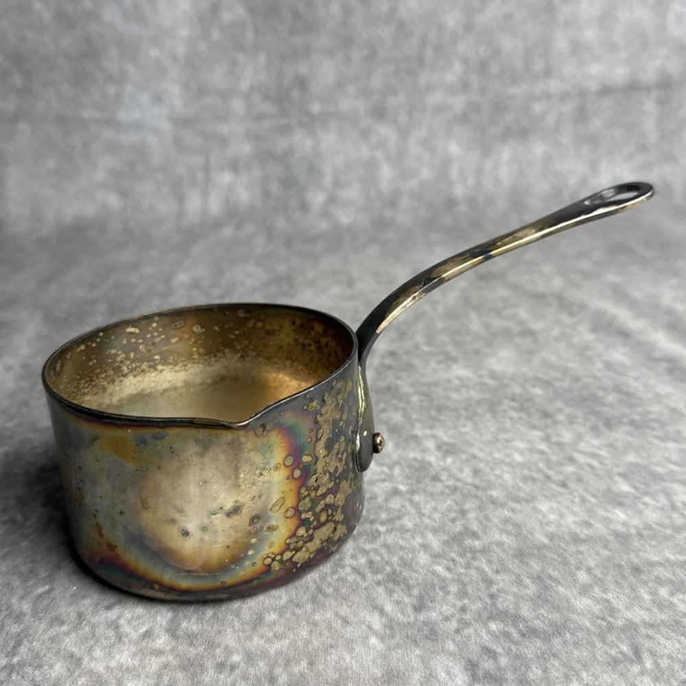 Vintage Silver-Queen Silver Plated Copper Denmark Saucepan